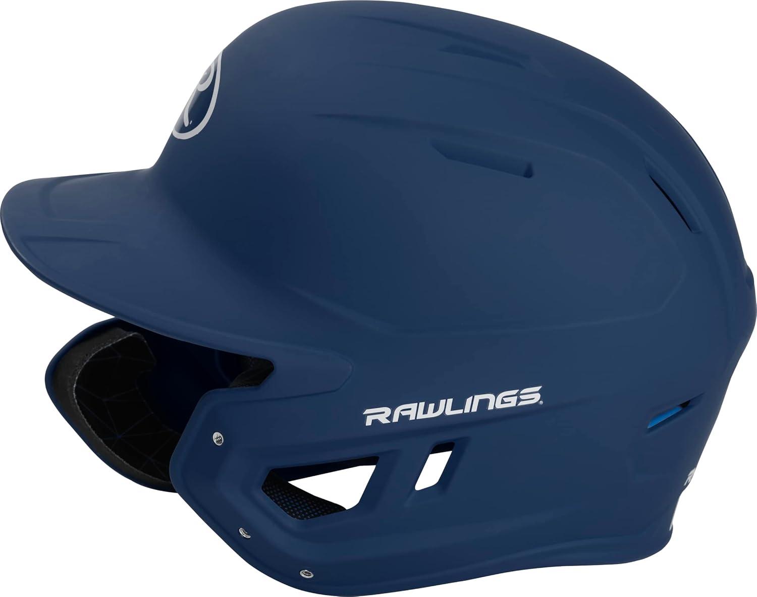 imageRawlings  MACH Adjust Baseball Batting Helmet  Adjustable Face Guard  Matte  JR amp SR Sizes  Multiple ColorsMatte Navy