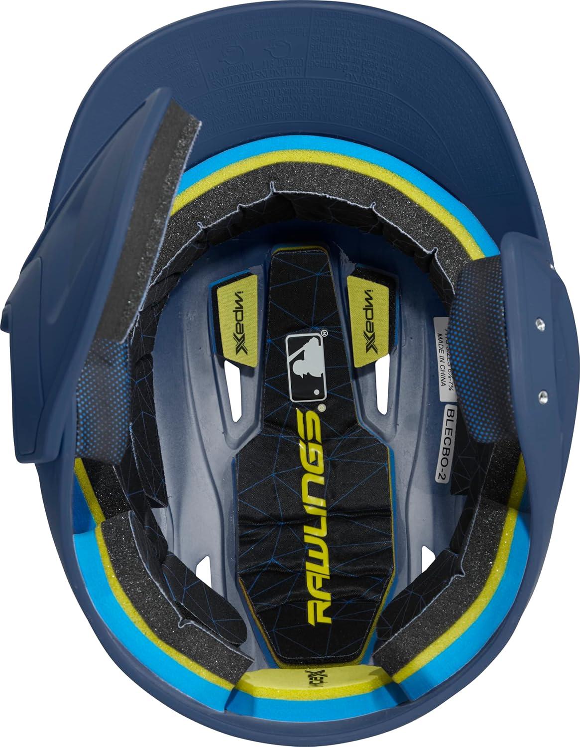 imageRawlings  MACH Adjust Baseball Batting Helmet  Adjustable Face Guard  Matte  JR amp SR Sizes  Multiple ColorsMatte Navy