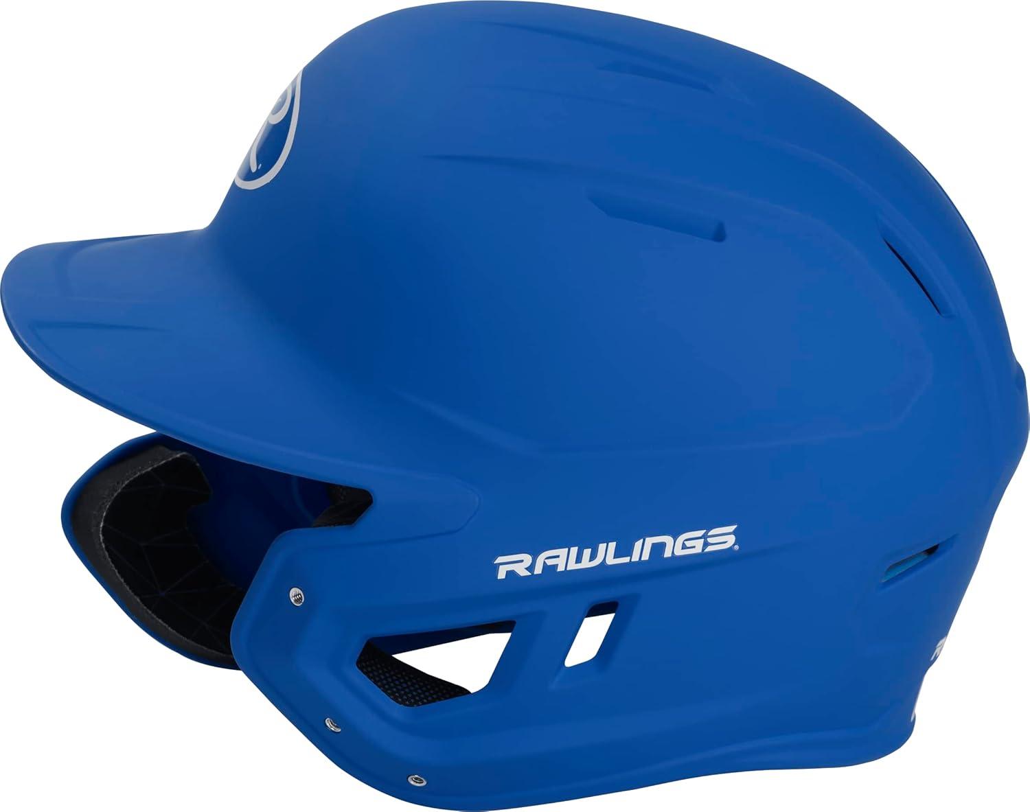 imageRawlings  MACH Adjust Baseball Batting Helmet  Adjustable Face Guard  Matte  JR amp SR Sizes  Multiple ColorsMatte Royal