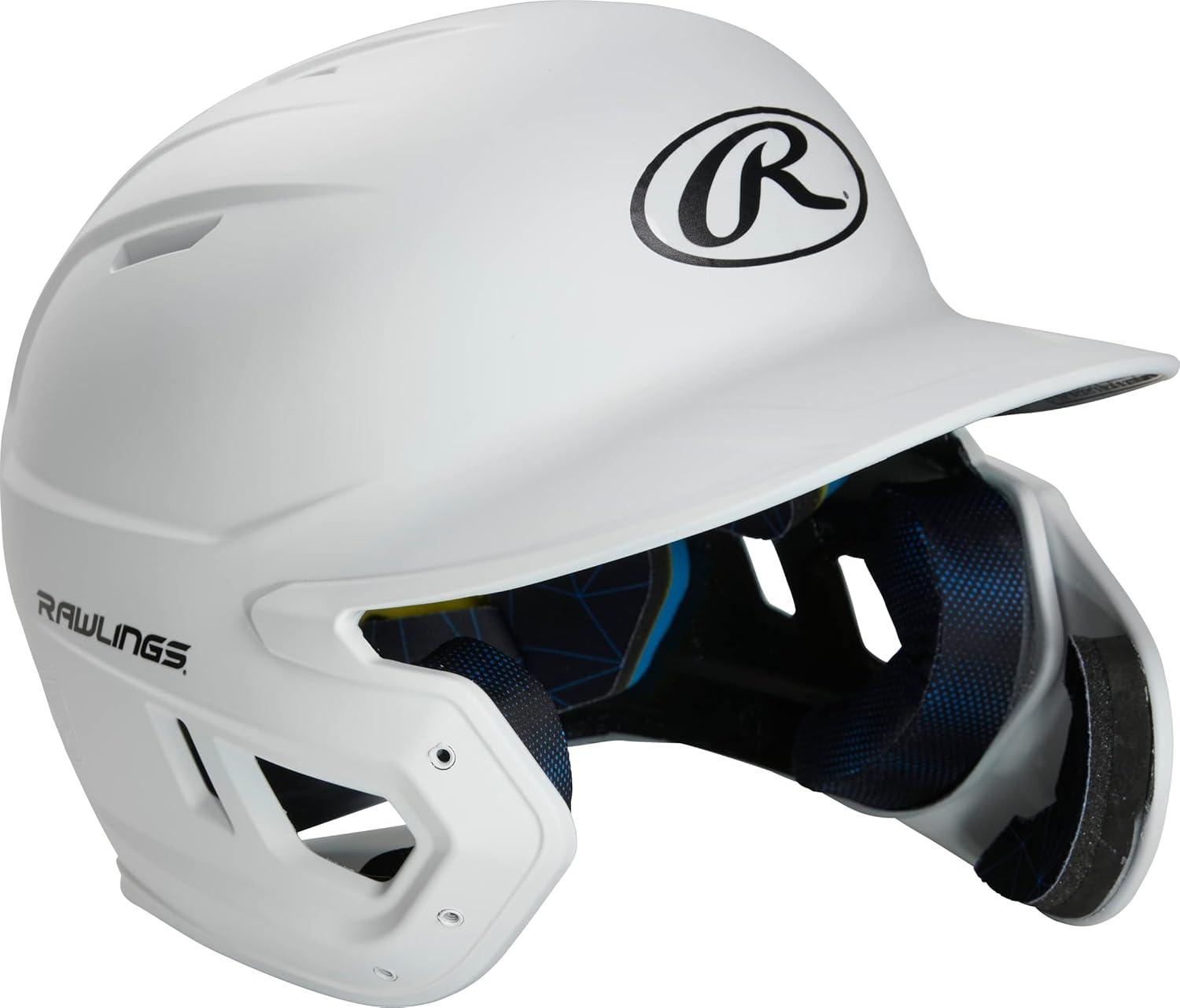 imageRawlings  MACH Adjust Baseball Batting Helmet  Adjustable Face Guard  Matte  JR amp SR Sizes  Multiple ColorsMatte White