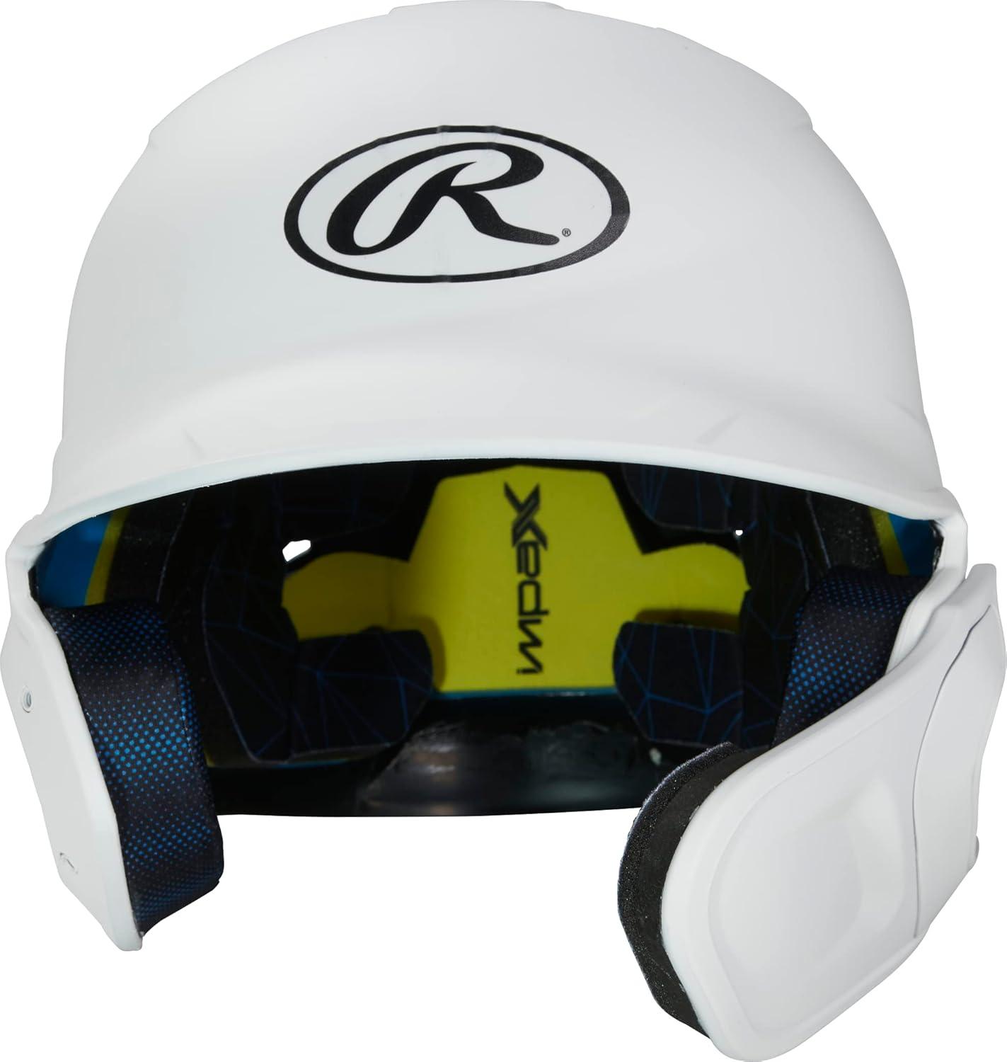imageRawlings  MACH Adjust Baseball Batting Helmet  Adjustable Face Guard  Matte  JR amp SR Sizes  Multiple ColorsMatte White