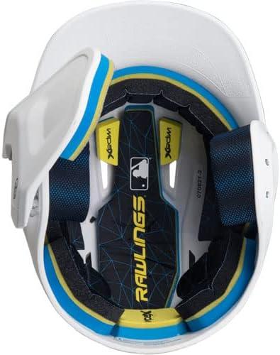 imageRawlings  MACH Adjust Baseball Batting Helmet  Adjustable Face Guard  Matte  JR amp SR Sizes  Multiple ColorsMatte White