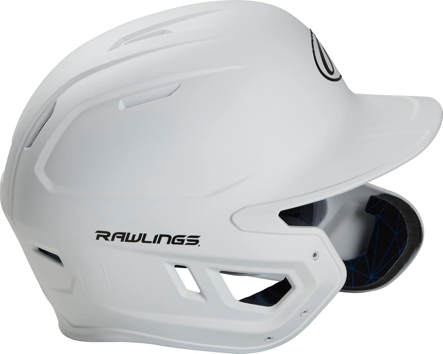 imageRawlings  MACH Adjust Baseball Batting Helmet  Adjustable Face Guard  Matte  JR amp SR Sizes  Multiple ColorsMatte White