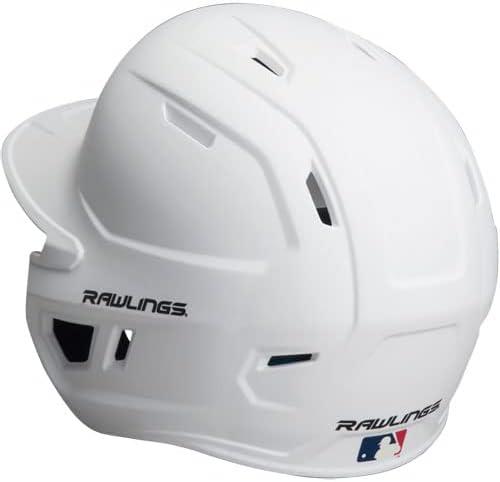 imageRawlings  MACH Adjust Baseball Batting Helmet  Adjustable Face Guard  Matte  JR amp SR Sizes  Multiple ColorsMatte White