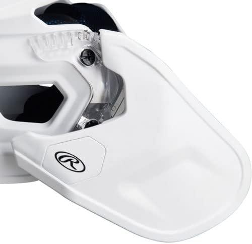imageRawlings  MACH Adjust Baseball Batting Helmet  Adjustable Face Guard  Matte  JR amp SR Sizes  Multiple ColorsMatte White