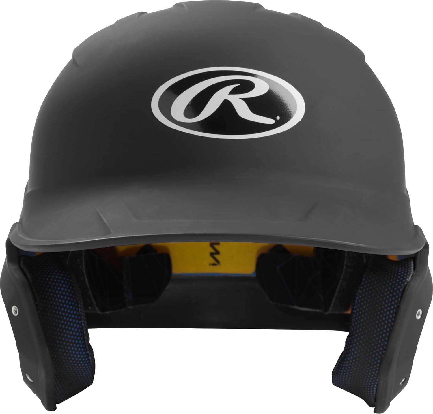 imageRawlings  MACH Baseball Batting Helmet  Matte  JR amp SR Sizes  Multiple ColorsMatte Black