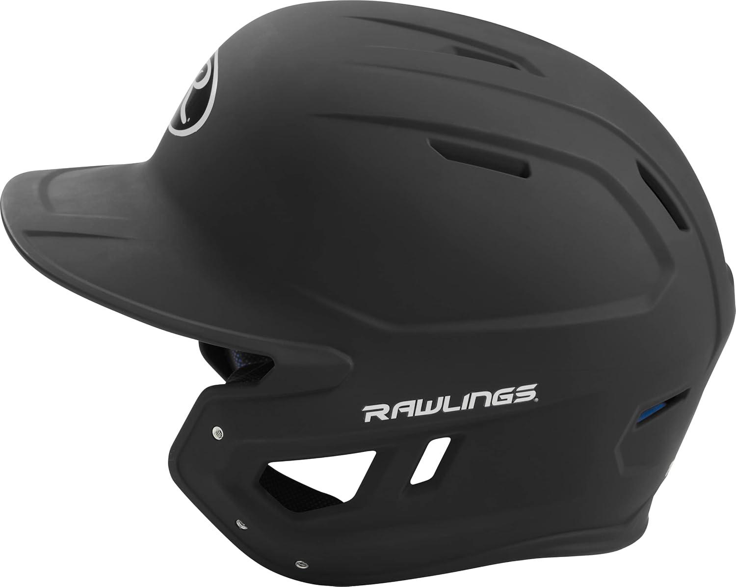 imageRawlings  MACH Baseball Batting Helmet  Matte  JR amp SR Sizes  Multiple ColorsMatte Black