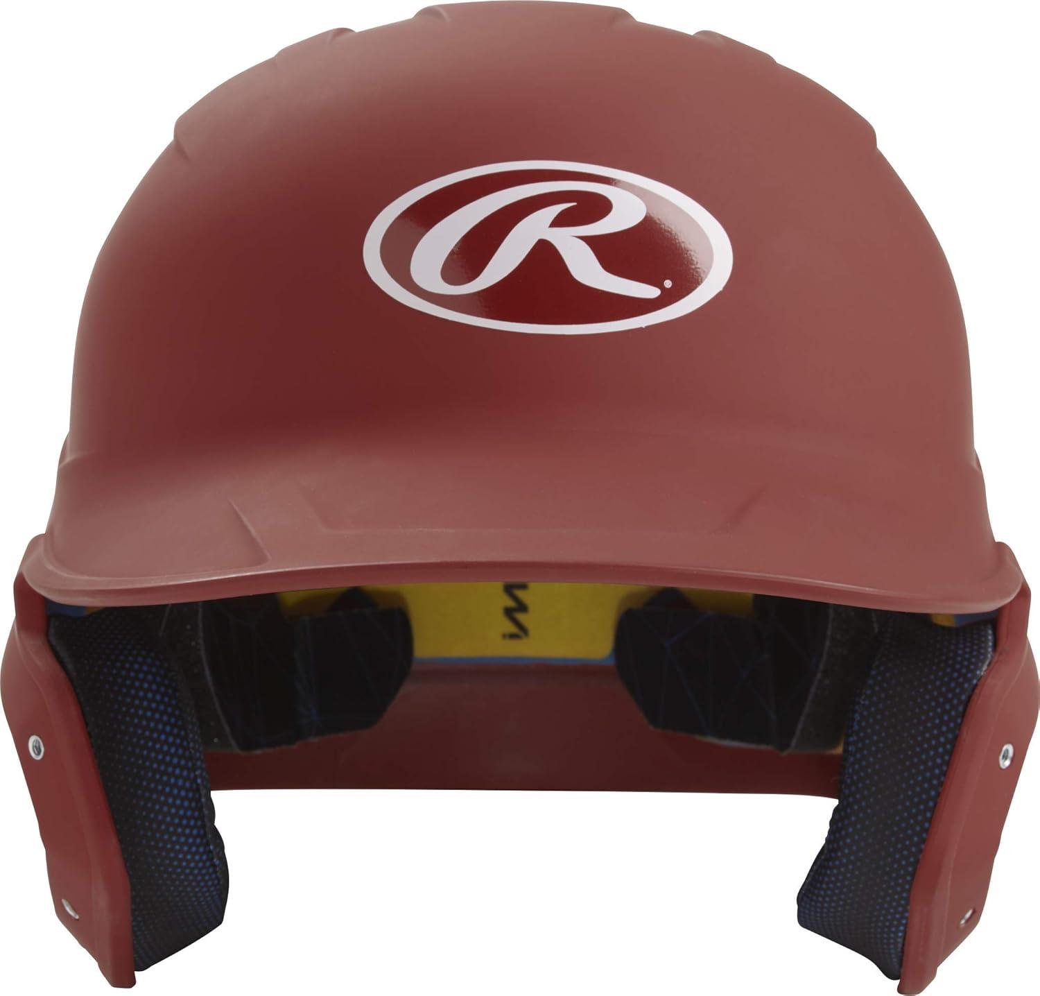imageRawlings  MACH Baseball Batting Helmet  Matte  JR amp SR Sizes  Multiple ColorsMatte Cardinal