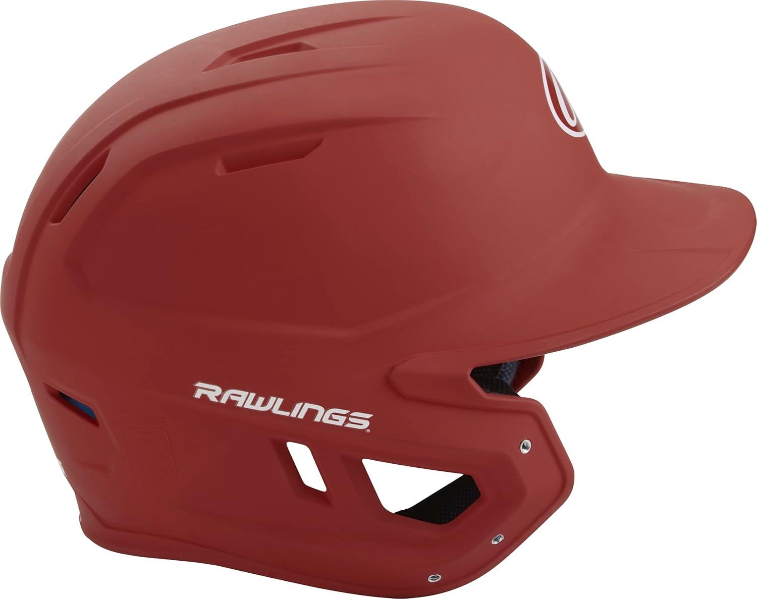imageRawlings  MACH Baseball Batting Helmet  Matte  JR amp SR Sizes  Multiple ColorsMatte Cardinal