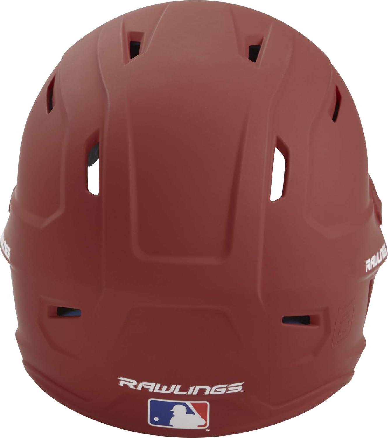 imageRawlings  MACH Baseball Batting Helmet  Matte  JR amp SR Sizes  Multiple ColorsMatte Cardinal