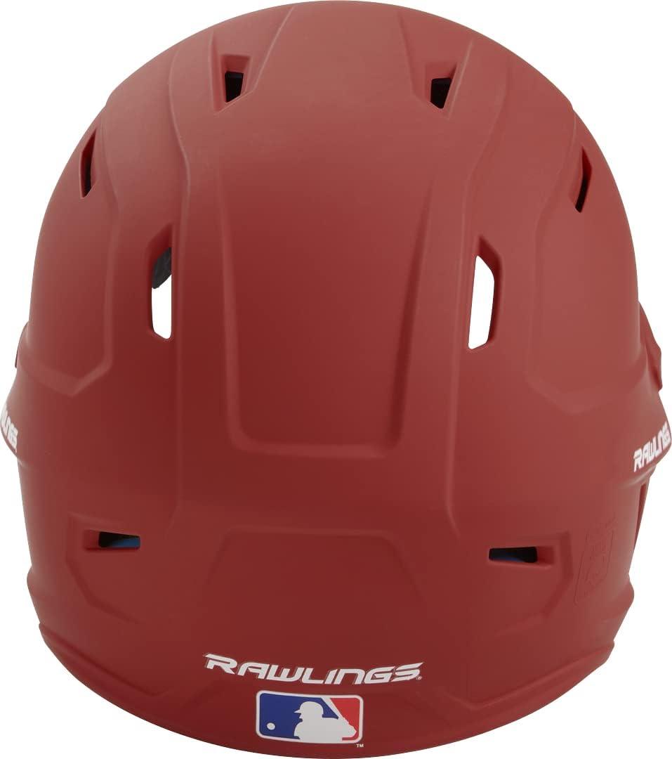 imageRawlings  MACH Baseball Batting Helmet  Matte  JR amp SR Sizes  Multiple ColorsMatte Cardinal