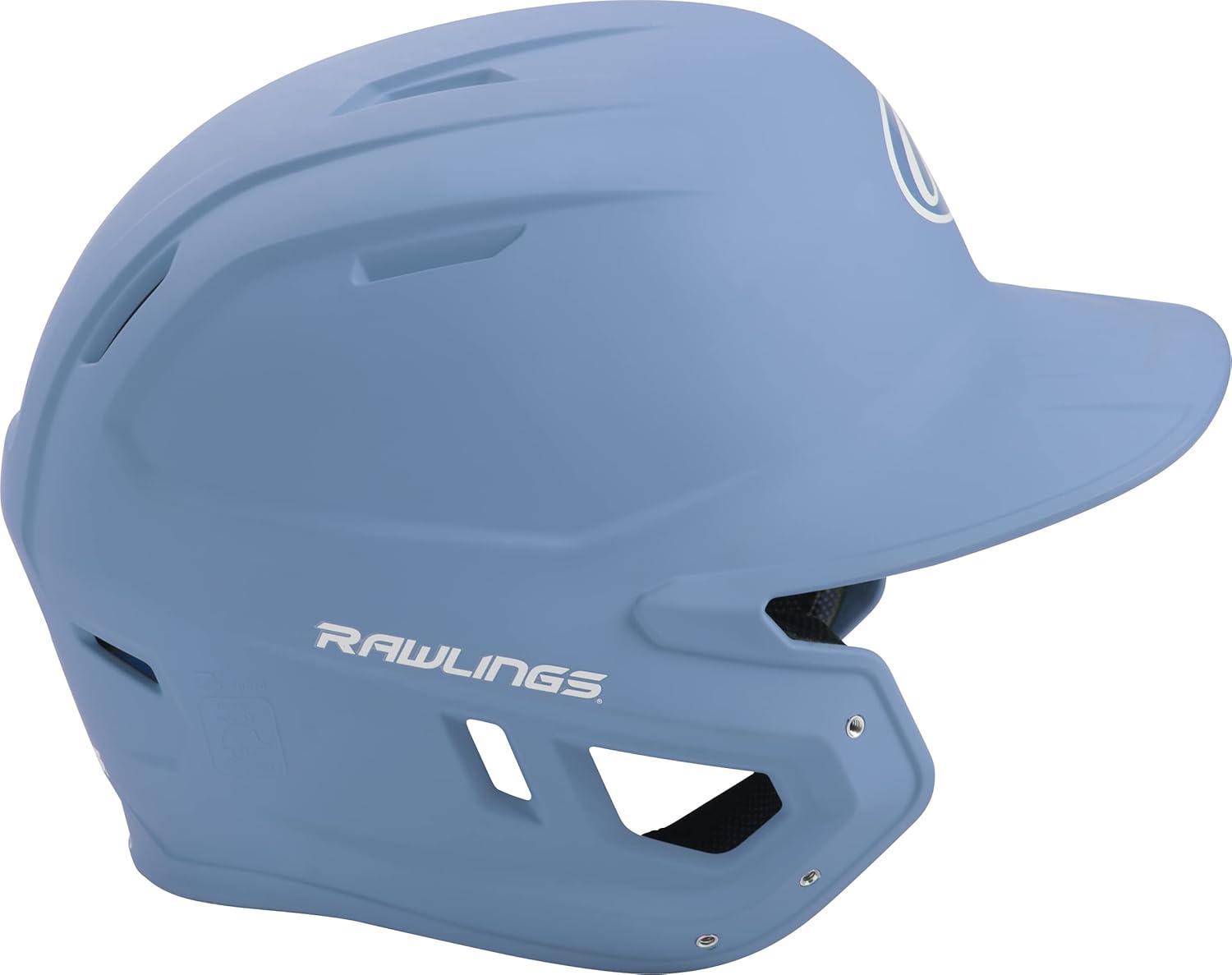 imageRawlings  MACH Baseball Batting Helmet  Matte  JR amp SR Sizes  Multiple ColorsMatte Carolina Blue
