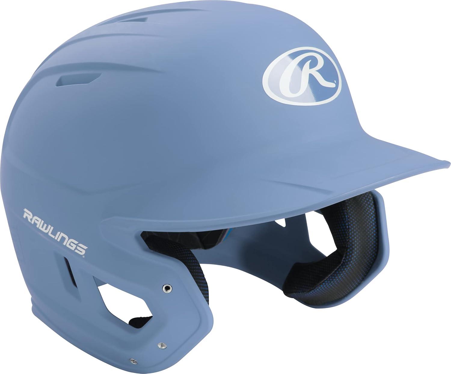 imageRawlings  MACH Baseball Batting Helmet  Matte  JR amp SR Sizes  Multiple ColorsMatte Carolina Blue