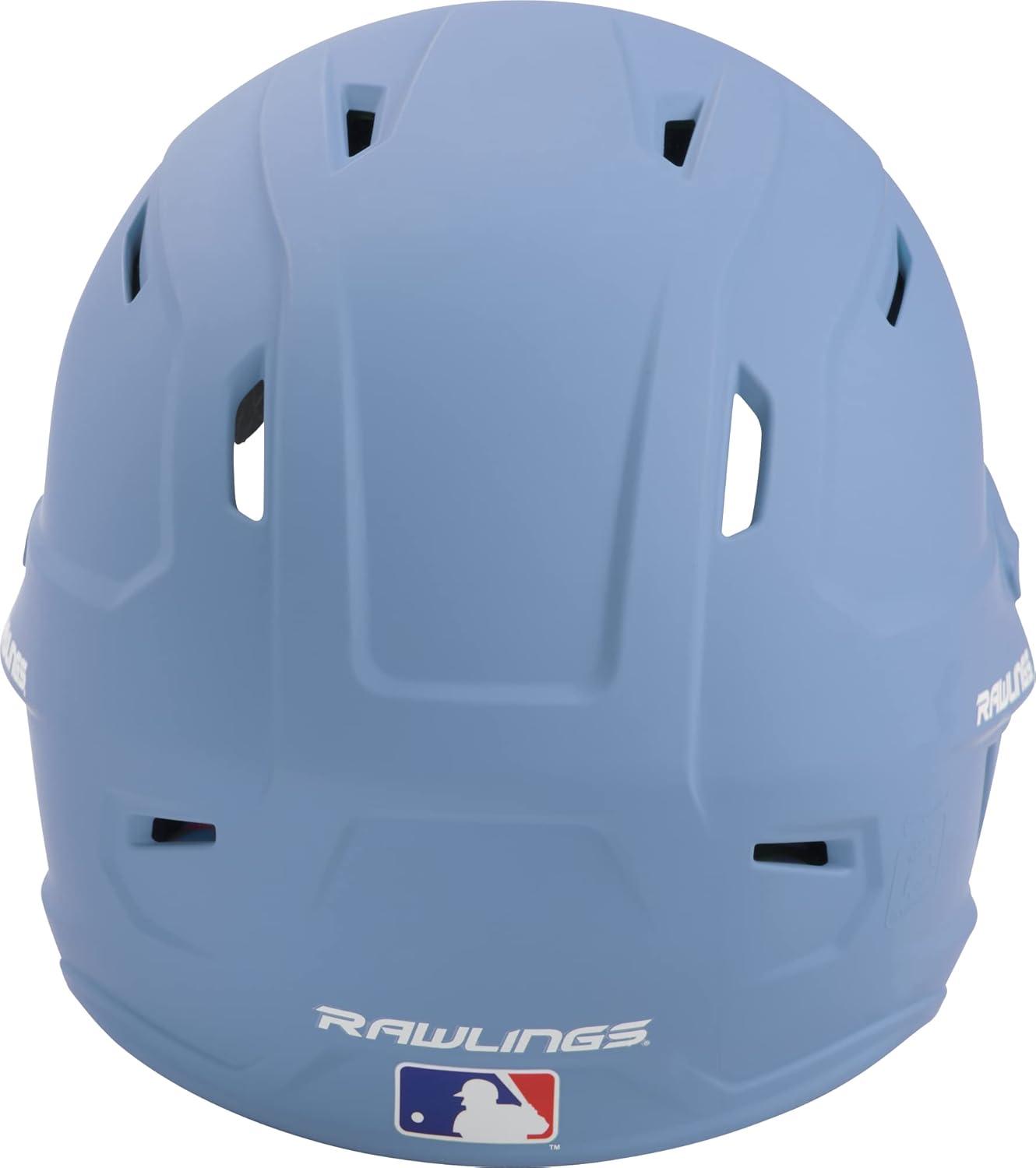 imageRawlings  MACH Baseball Batting Helmet  Matte  JR amp SR Sizes  Multiple ColorsMatte Carolina Blue