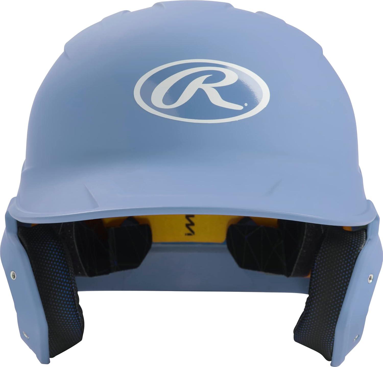 imageRawlings  MACH Baseball Batting Helmet  Matte  JR amp SR Sizes  Multiple ColorsMatte Carolina Blue