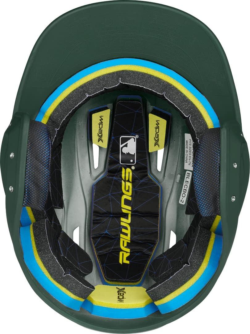 imageRawlings  MACH Baseball Batting Helmet  Matte  JR amp SR Sizes  Multiple ColorsMatte Dark Green