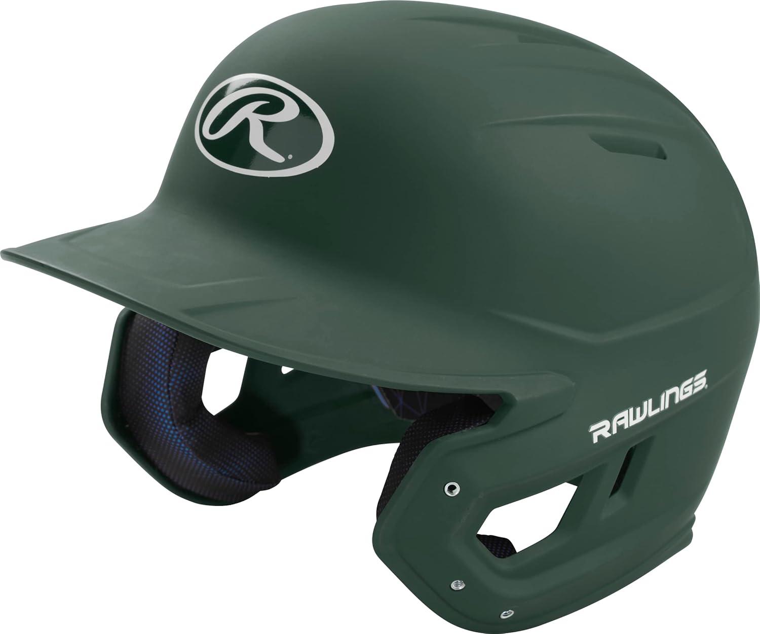 imageRawlings  MACH Baseball Batting Helmet  Matte  JR amp SR Sizes  Multiple ColorsMatte Dark Green