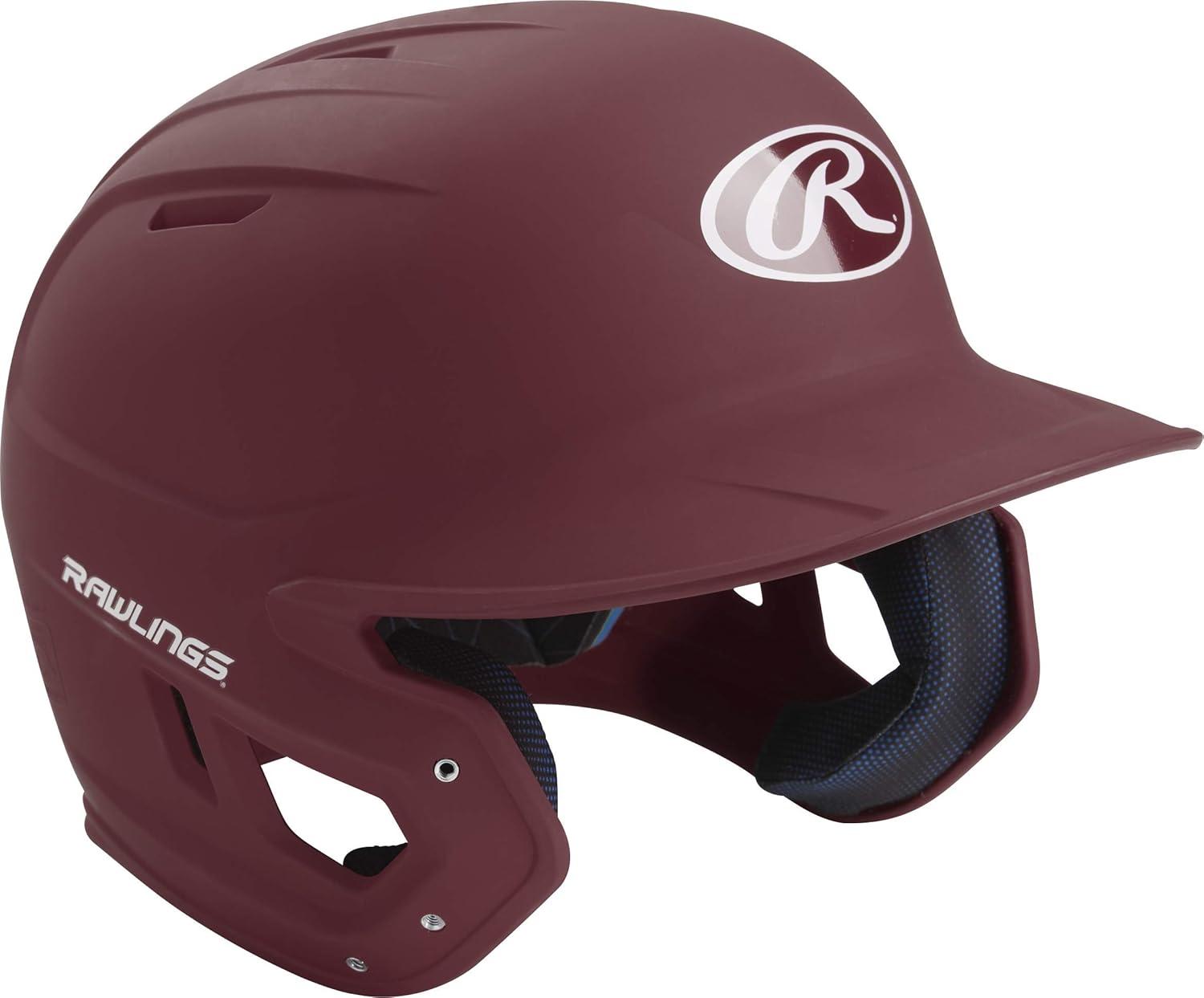 imageRawlings  MACH Baseball Batting Helmet  Matte  JR amp SR Sizes  Multiple ColorsMatte Maroon