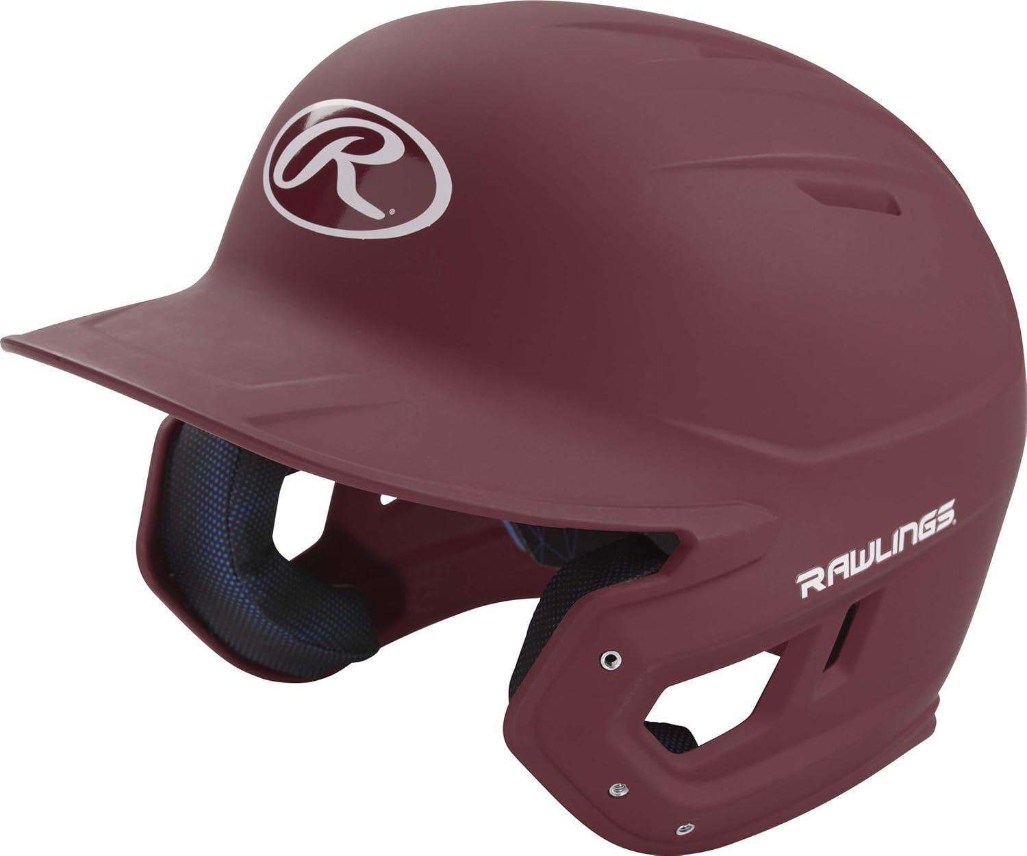 imageRawlings  MACH Baseball Batting Helmet  Matte  JR amp SR Sizes  Multiple ColorsMatte Maroon
