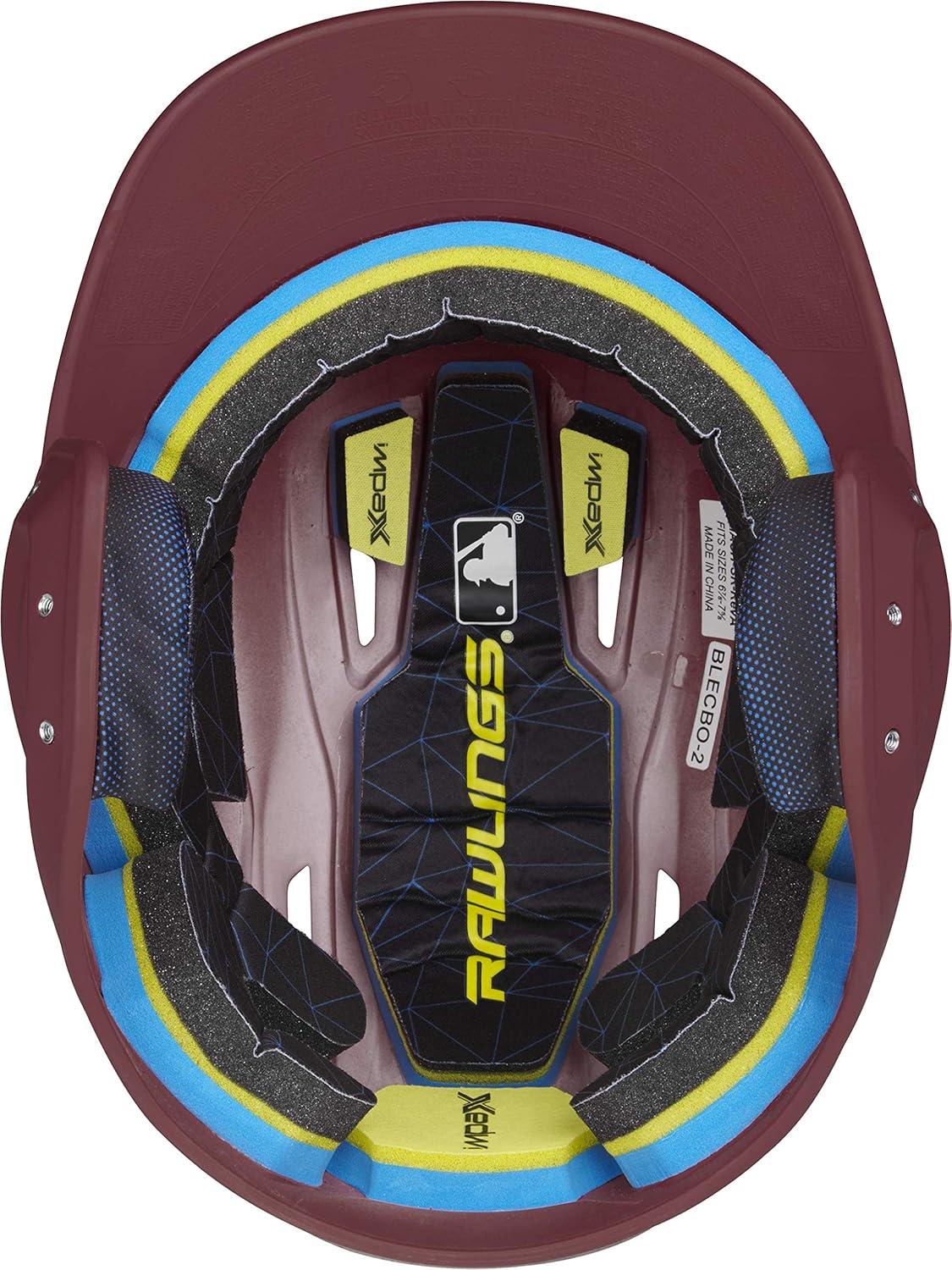 imageRawlings  MACH Baseball Batting Helmet  Matte  JR amp SR Sizes  Multiple ColorsMatte Maroon
