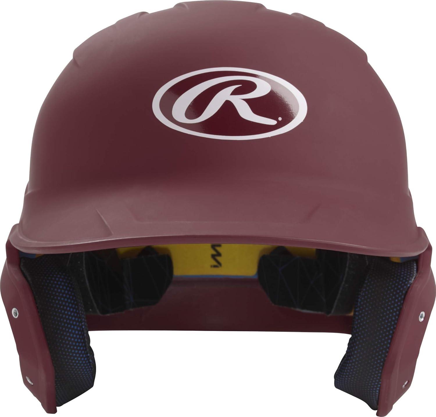 imageRawlings  MACH Baseball Batting Helmet  Matte  JR amp SR Sizes  Multiple ColorsMatte Maroon