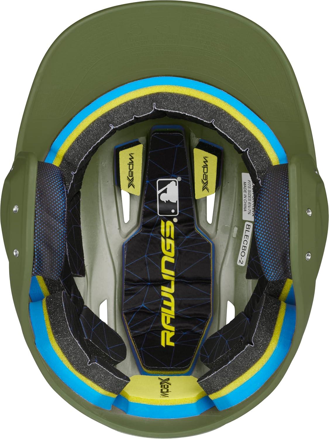 imageRawlings  MACH Baseball Batting Helmet  Matte  JR amp SR Sizes  Multiple ColorsMatte Military Green