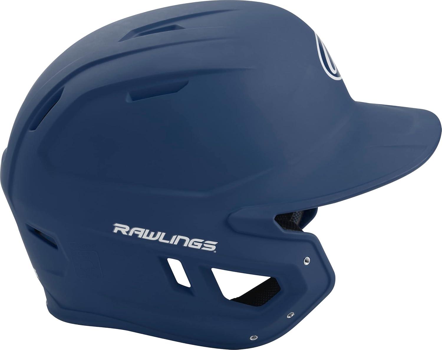 imageRawlings  MACH Baseball Batting Helmet  Matte  JR amp SR Sizes  Multiple ColorsMatte Navy