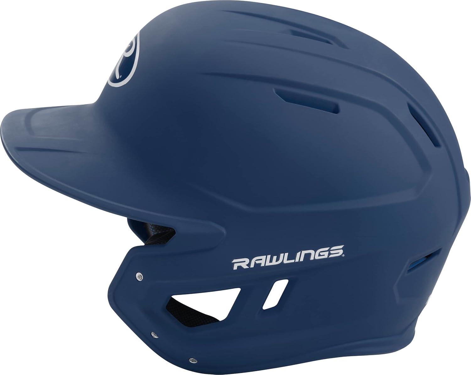 imageRawlings  MACH Baseball Batting Helmet  Matte  JR amp SR Sizes  Multiple ColorsMatte Navy