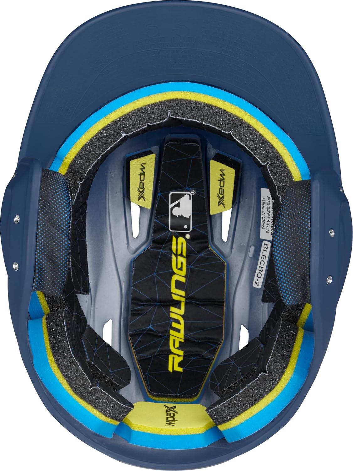 imageRawlings  MACH Baseball Batting Helmet  Matte  JR amp SR Sizes  Multiple ColorsMatte Navy