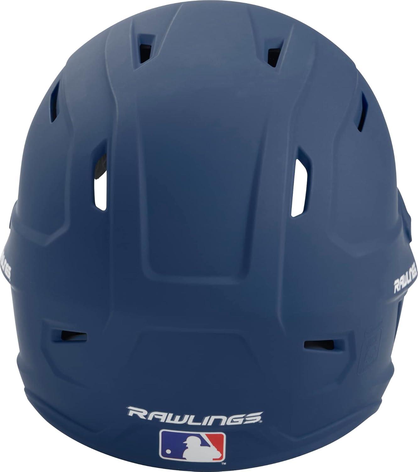 imageRawlings  MACH Baseball Batting Helmet  Matte  JR amp SR Sizes  Multiple ColorsMatte Navy