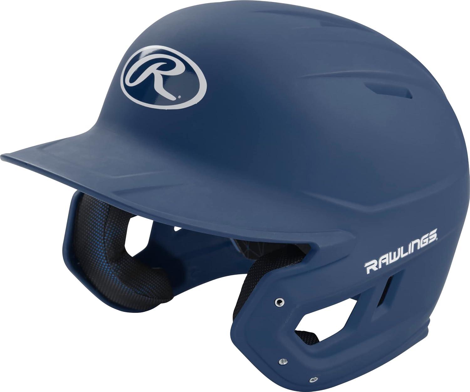 imageRawlings  MACH Baseball Batting Helmet  Matte  JR amp SR Sizes  Multiple ColorsMatte Navy