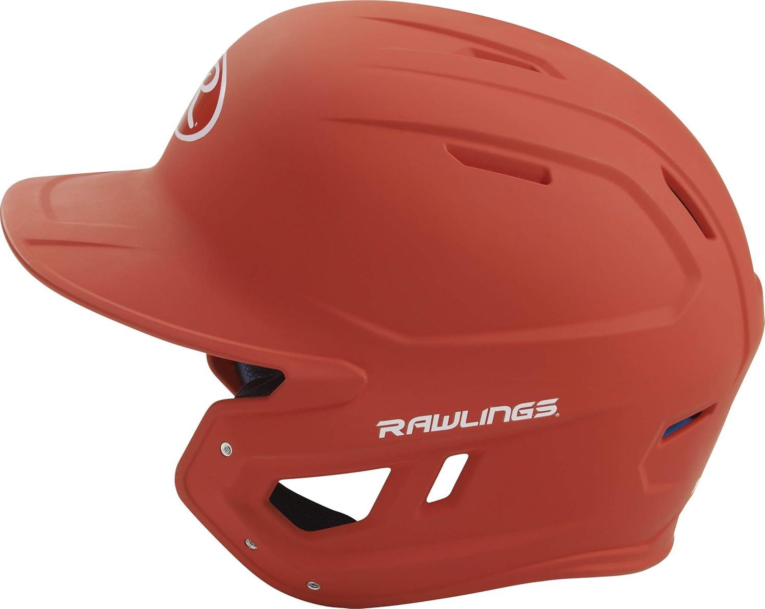 imageRawlings  MACH Baseball Batting Helmet  Matte  JR amp SR Sizes  Multiple ColorsMatte Orange