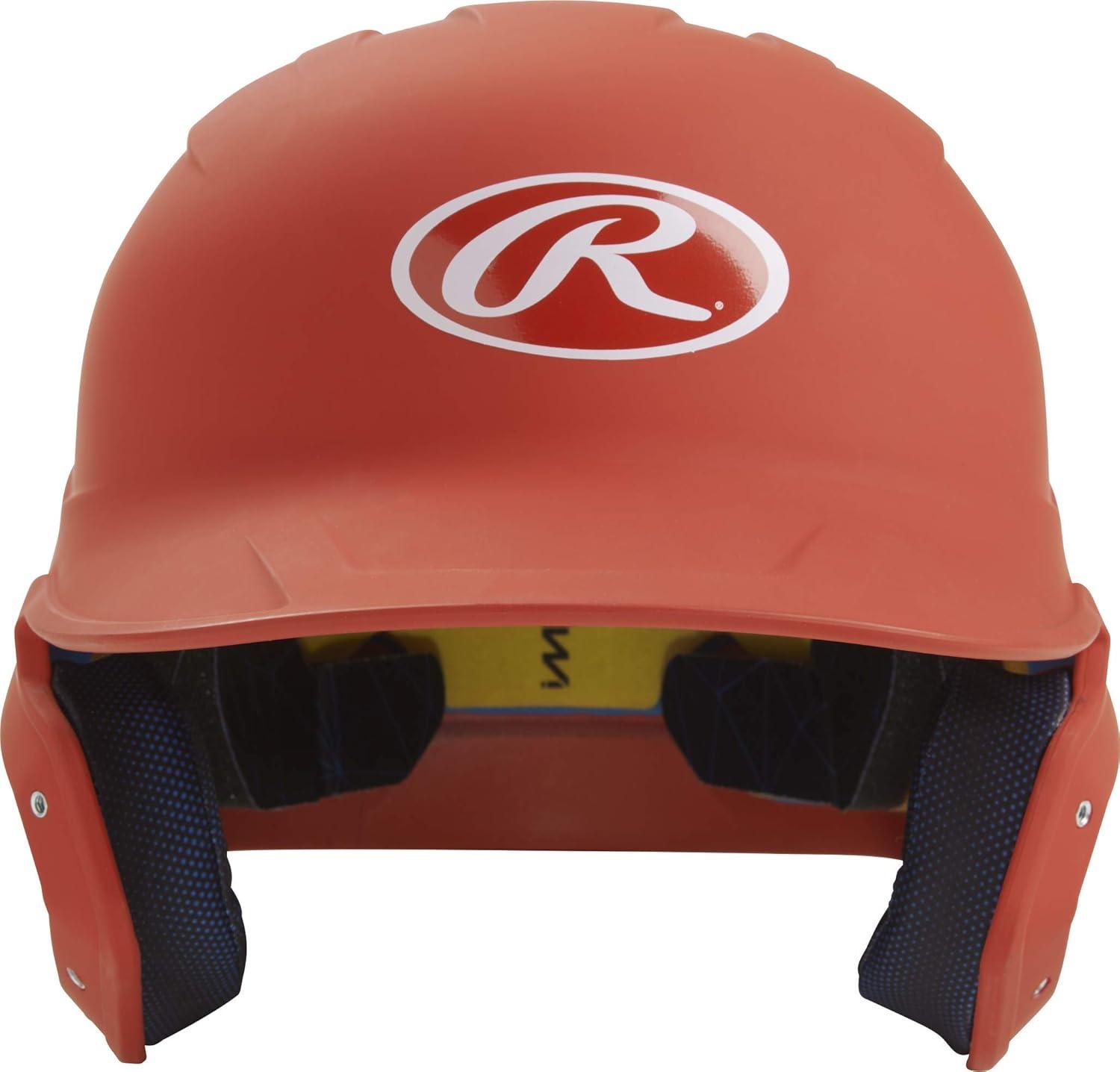 imageRawlings  MACH Baseball Batting Helmet  Matte  JR amp SR Sizes  Multiple ColorsMatte Orange