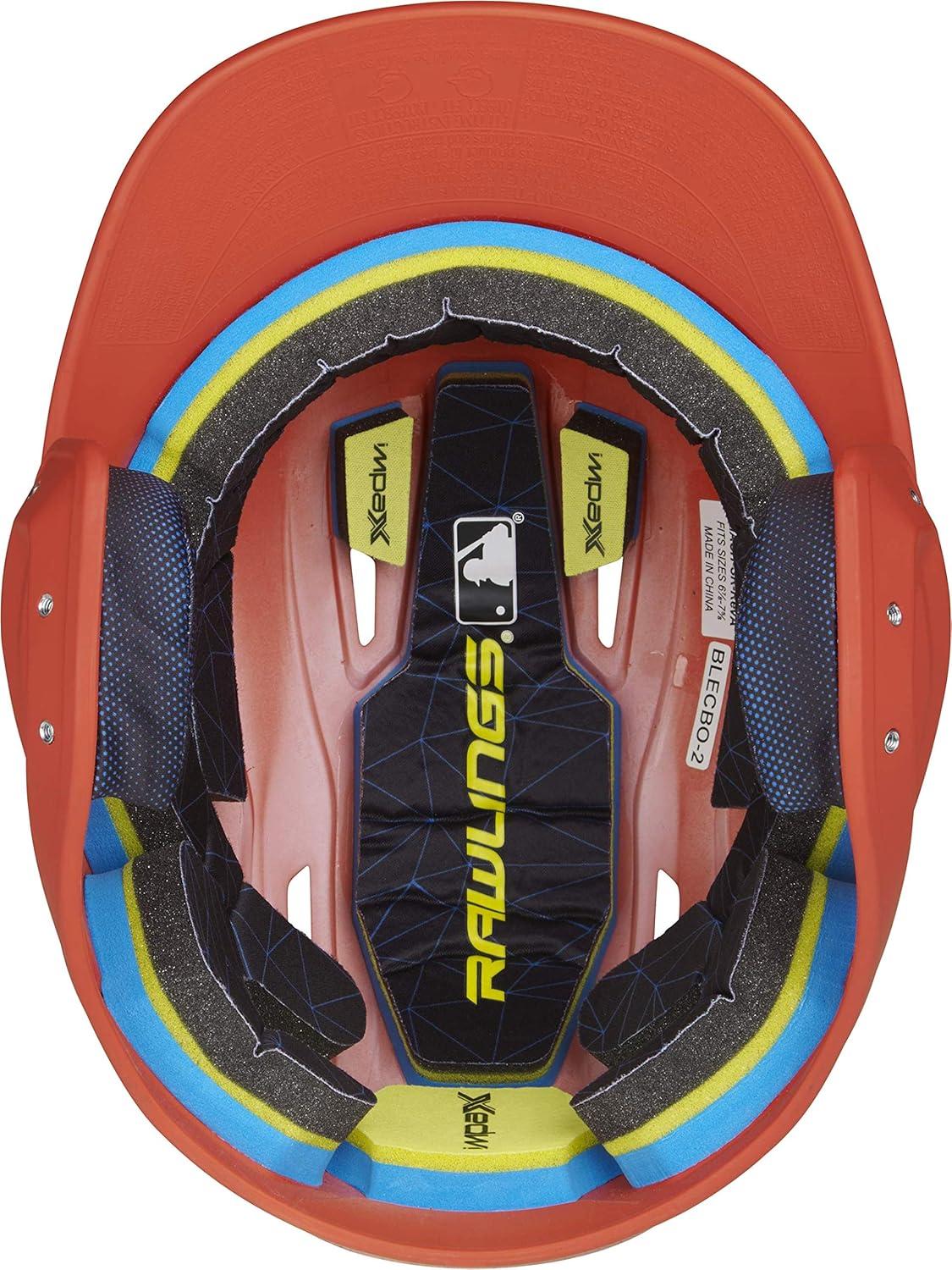 imageRawlings  MACH Baseball Batting Helmet  Matte  JR amp SR Sizes  Multiple ColorsMatte Orange