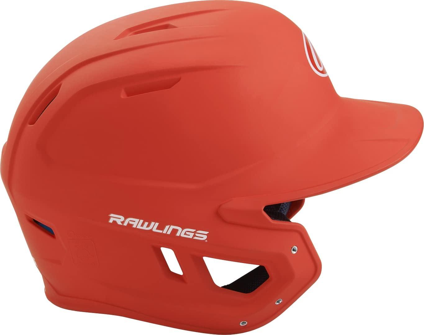 imageRawlings  MACH Baseball Batting Helmet  Matte  JR amp SR Sizes  Multiple ColorsMatte Orange