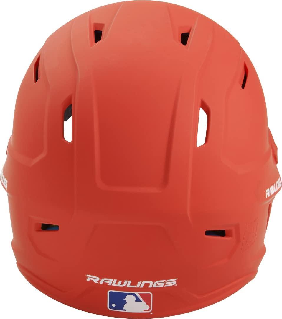 imageRawlings  MACH Baseball Batting Helmet  Matte  JR amp SR Sizes  Multiple ColorsMatte Orange