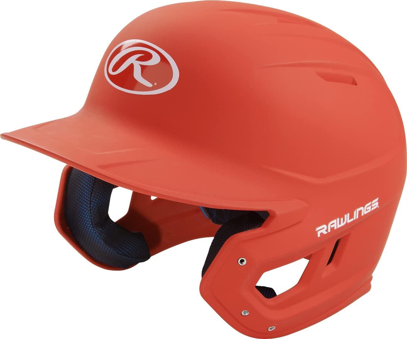 imageRawlings  MACH Baseball Batting Helmet  Matte  JR amp SR Sizes  Multiple ColorsMatte Orange