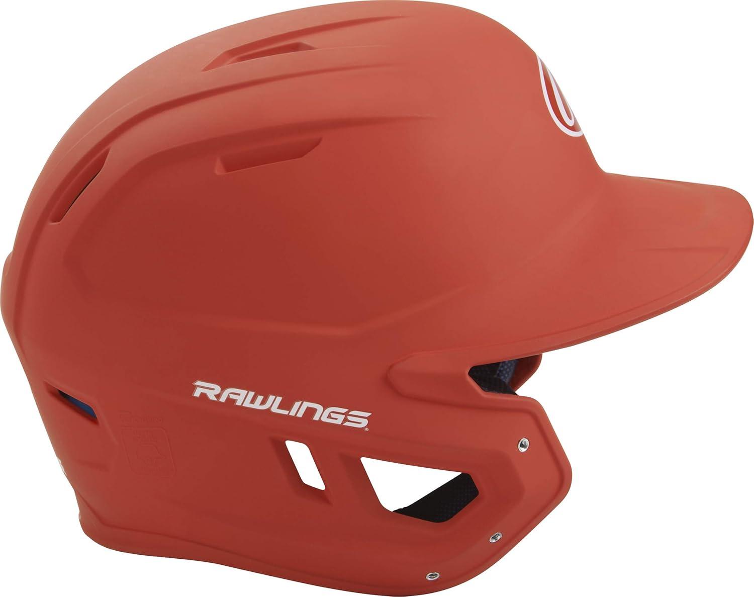 imageRawlings  MACH Baseball Batting Helmet  Matte  JR amp SR Sizes  Multiple ColorsMatte Orange