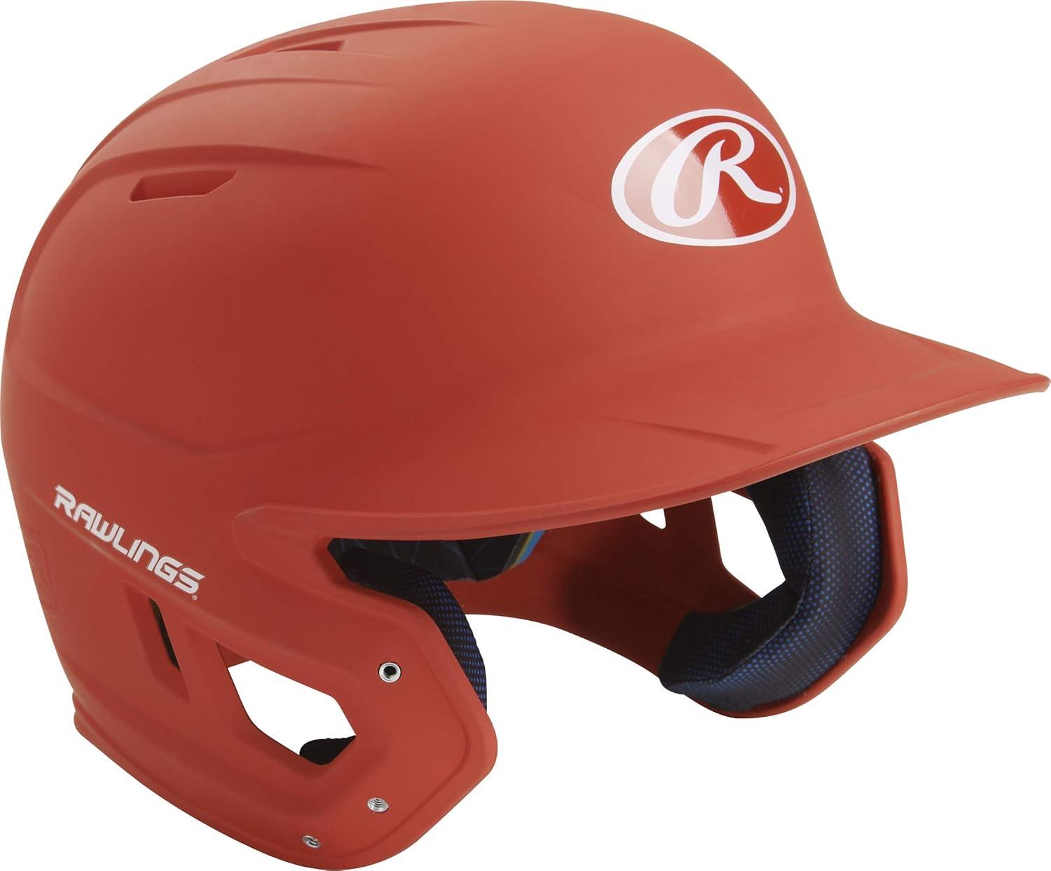 imageRawlings  MACH Baseball Batting Helmet  Matte  JR amp SR Sizes  Multiple ColorsMatte Orange