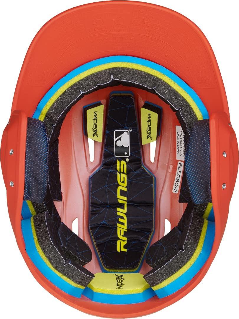 imageRawlings  MACH Baseball Batting Helmet  Matte  JR amp SR Sizes  Multiple ColorsMatte Orange