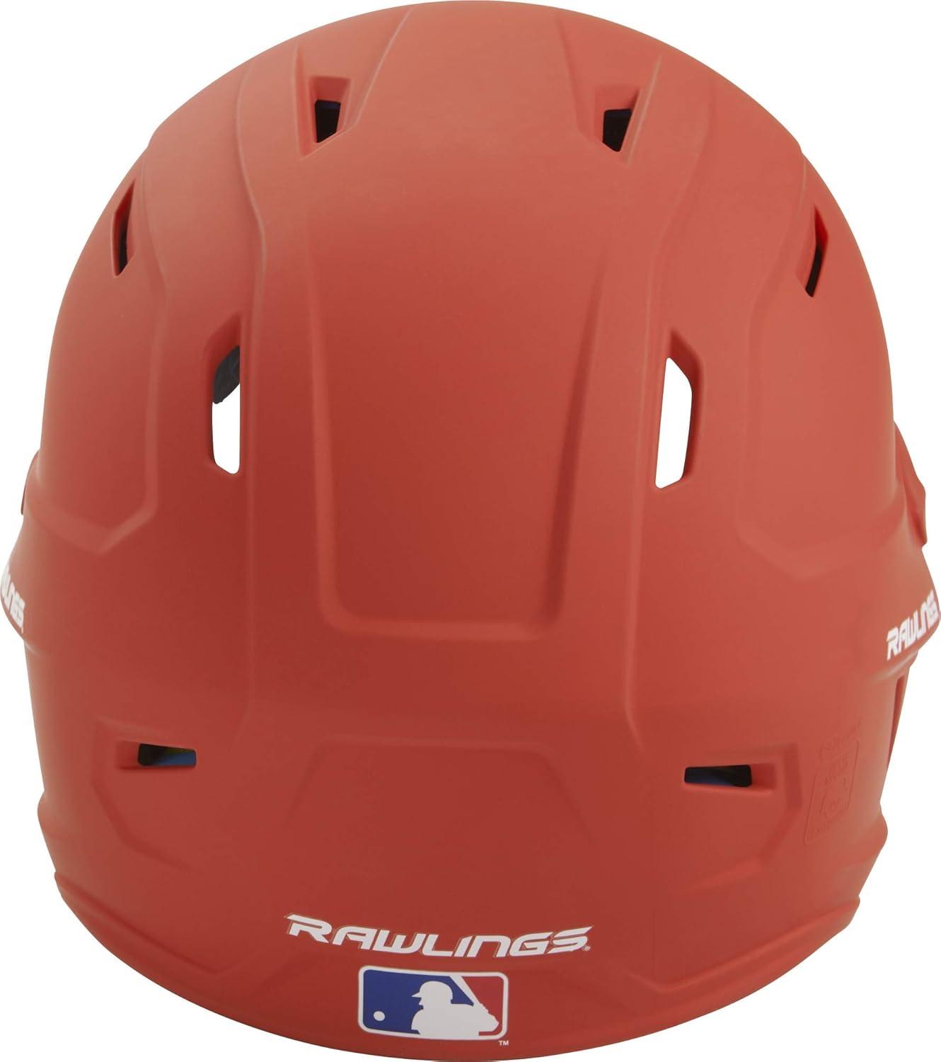 imageRawlings  MACH Baseball Batting Helmet  Matte  JR amp SR Sizes  Multiple ColorsMatte Orange