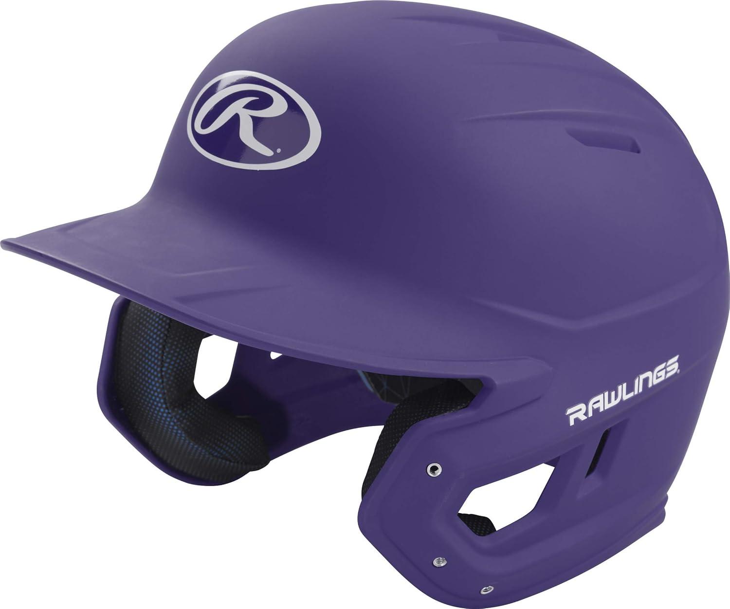 imageRawlings  MACH Baseball Batting Helmet  Matte  JR amp SR Sizes  Multiple ColorsMatte Purple