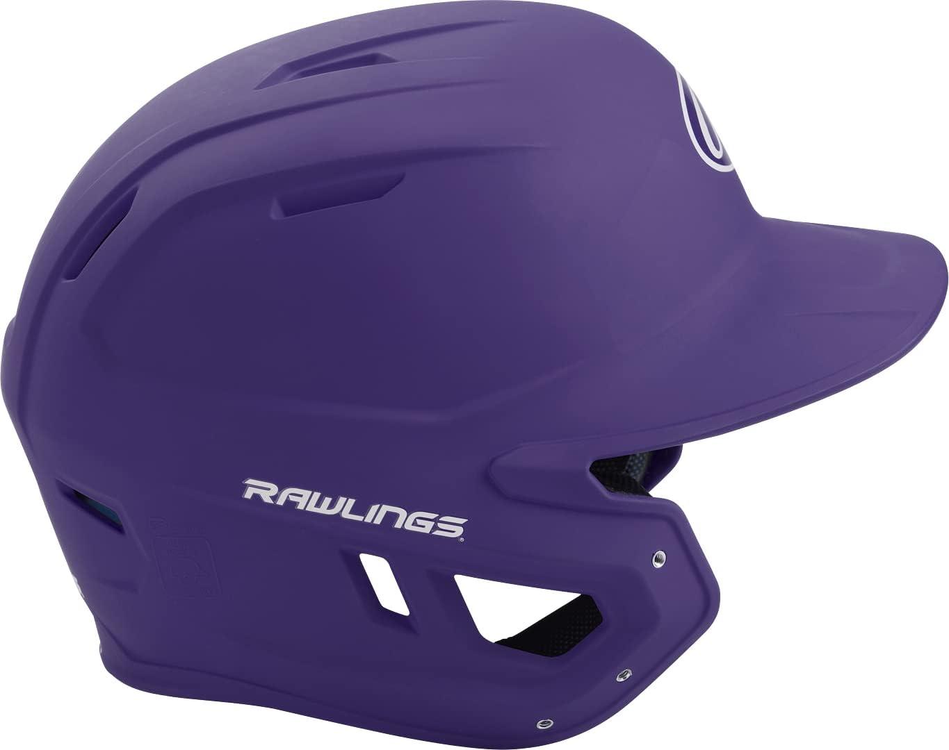 imageRawlings  MACH Baseball Batting Helmet  Matte  JR amp SR Sizes  Multiple ColorsMatte Purple