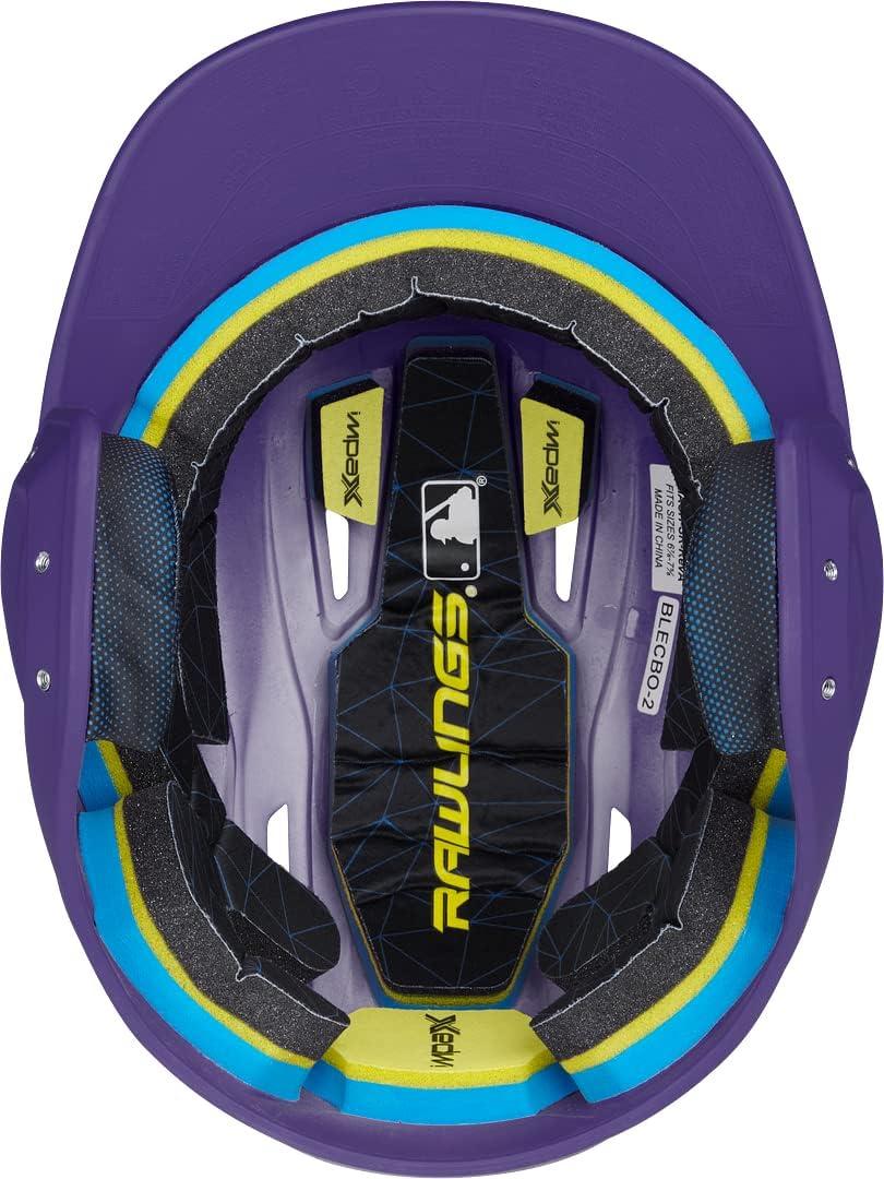 imageRawlings  MACH Baseball Batting Helmet  Matte  JR amp SR Sizes  Multiple ColorsMatte Purple