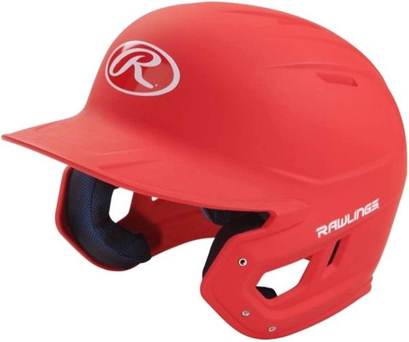 imageRawlings  MACH Baseball Batting Helmet  Matte  JR amp SR Sizes  Multiple ColorsMatte Scarlet