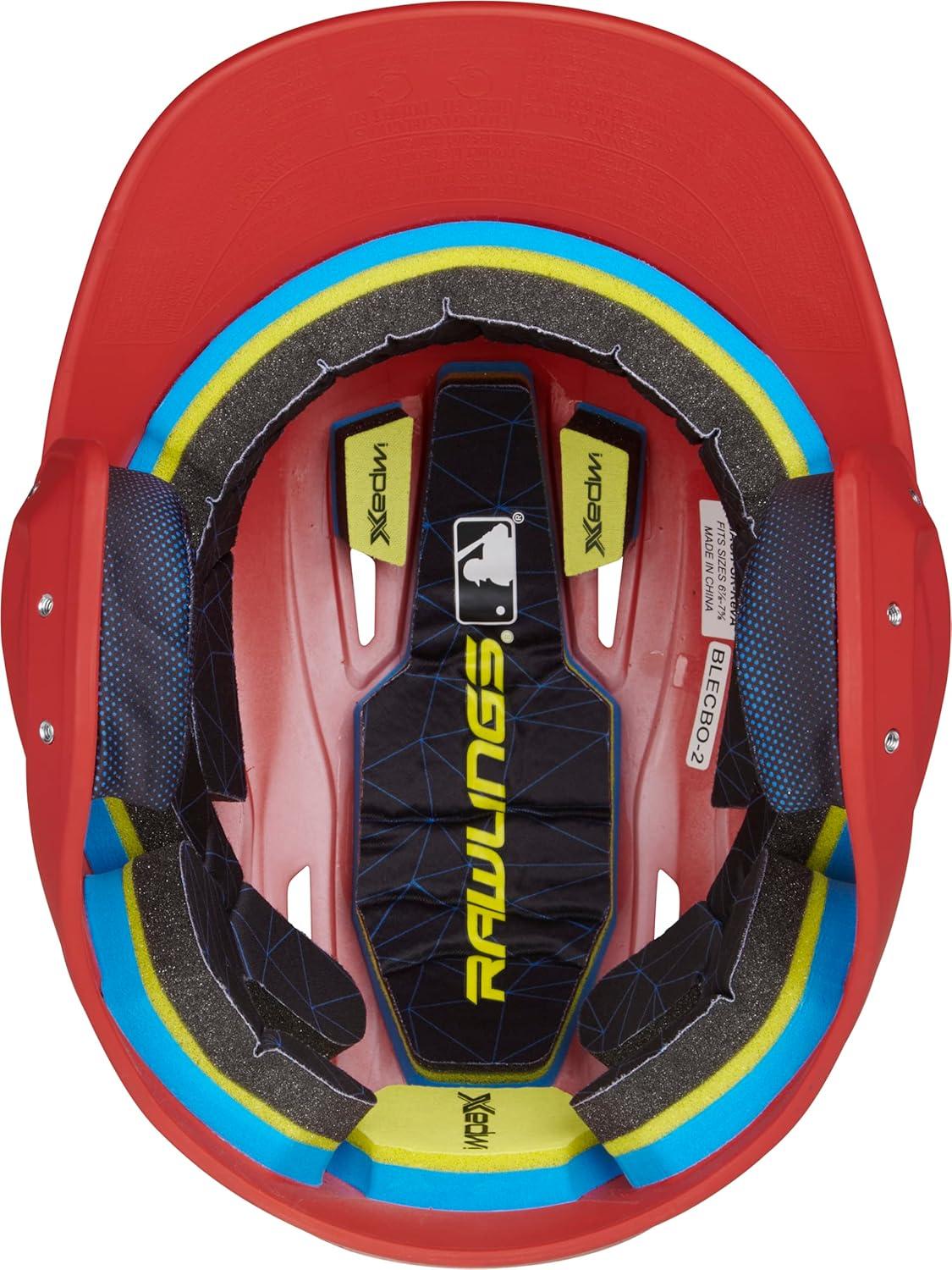 imageRawlings  MACH Baseball Batting Helmet  Matte  JR amp SR Sizes  Multiple ColorsMatte Scarlet