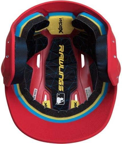 imageRawlings  MACH Baseball Batting Helmet  Matte  JR amp SR Sizes  Multiple ColorsMatte Scarlet
