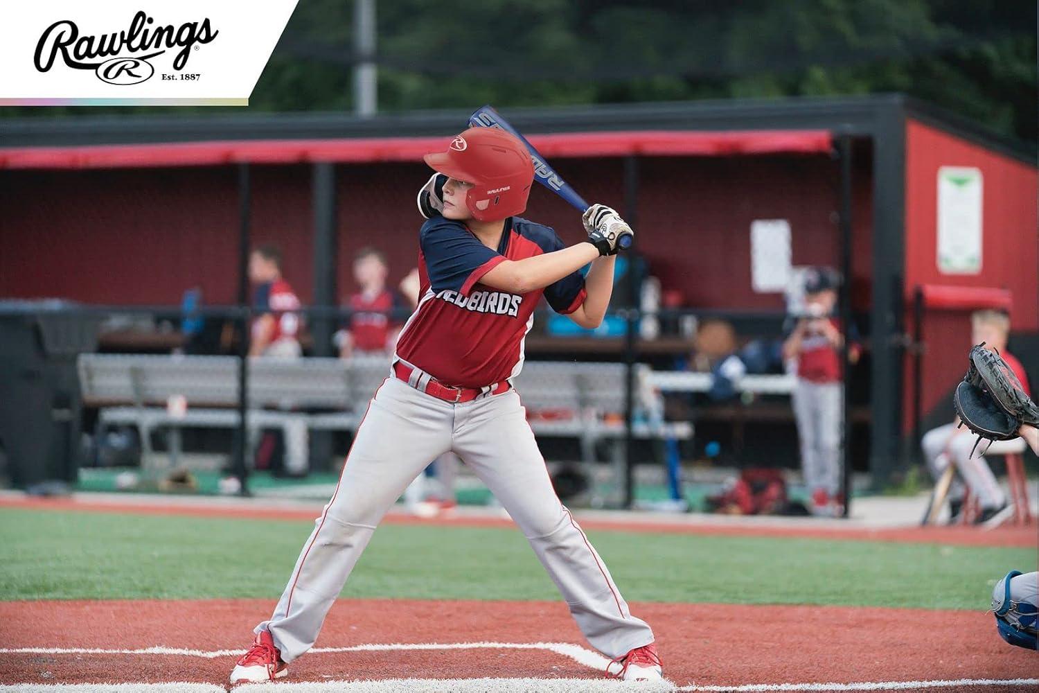 imageRawlings  MACH Baseball Batting Helmet  Matte  JR amp SR Sizes  Multiple ColorsMatte Scarlet