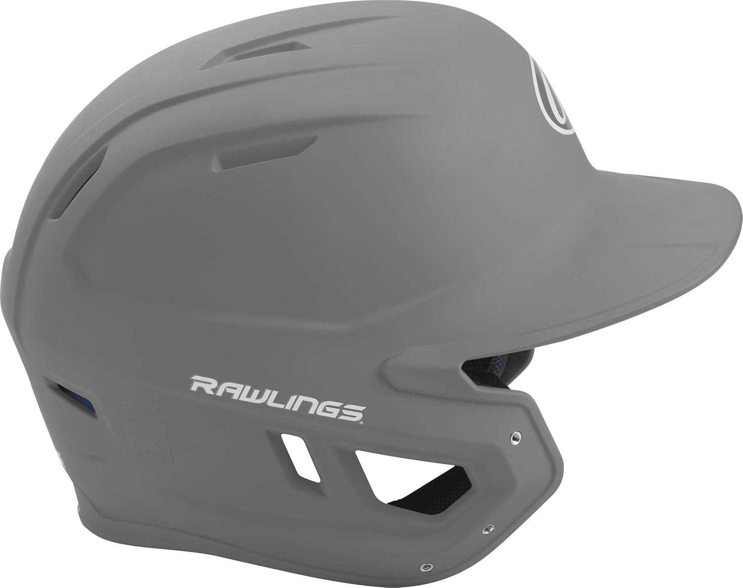 imageRawlings  MACH Baseball Batting Helmet  Matte  JR amp SR Sizes  Multiple ColorsMatte Silver