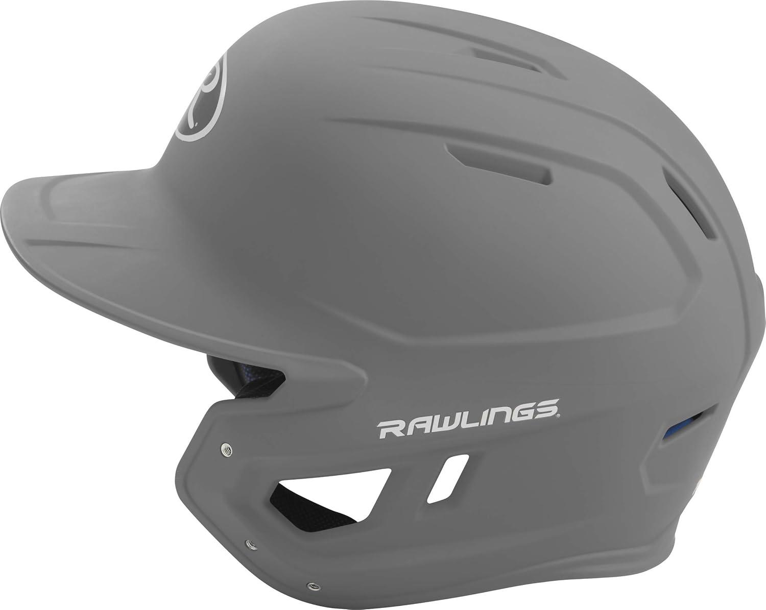 imageRawlings  MACH Baseball Batting Helmet  Matte  JR amp SR Sizes  Multiple ColorsMatte Silver